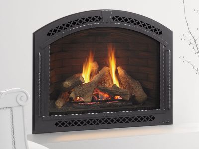 Heat & Glo | Cerona Gas Fireplace | Arched Gas Fireplace Installed | Ottawa | Perth Ontario