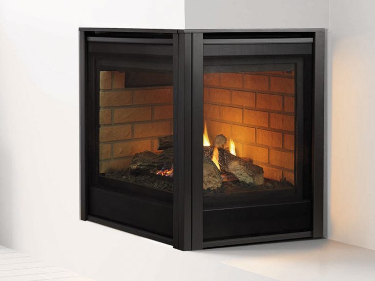 Heat & Glo Corner Gas Fireplaces Top Hat Home Comfort Services