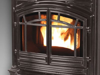 Envro M55 Cast Iron Wood Pellet Fireplace Insert | Ottawa Pellet Insert Sales & Installation