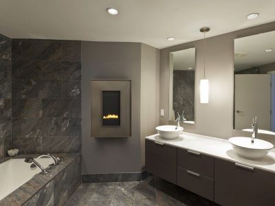 Heat & Glo REVO-Vertical 12" Gas Fireplace | Wall Hung Gas Fireplaces | Financing Fireplace Installation Cost Ottawa Fireplace