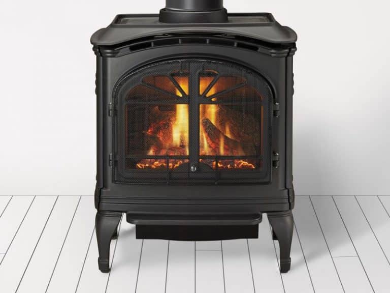 Heat glo tiara i gas cast iron stove free standing gas fireplaces