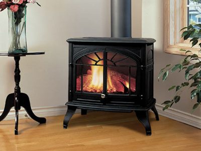 Enviro Westport Cast Iron Gas Burning Stove Installation | Ottawa | Manotick Ontario