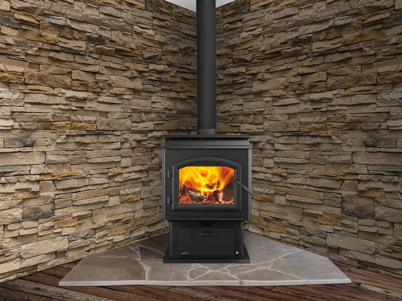 Wood Heating QuadraFire Adventure II Wood Stove TStat Contolled