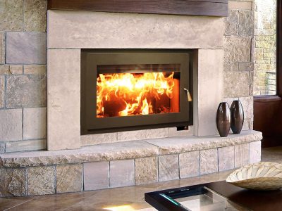 RSF Focus 320 Modern Wood Burning Fireplace | Ottawa | Manotick Ontario