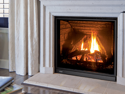 Enviro Q3 Canadian Gas Fireplace Installed Ottawa Carleton