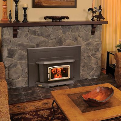 Pacific Energy Summit Large Wood Burning Fireplace Insert Installed | Ottawa | Manotick