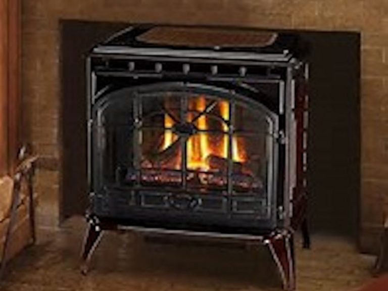 QuadraFire Topaz Gas Stove Top Hat Home Comfort Services