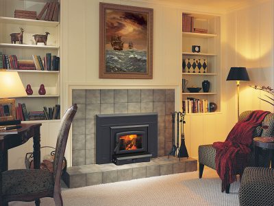 Pacific Energy Vista Small Wood Fireplace Insert Installed | Ottawa | Manotick