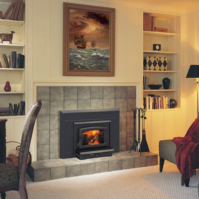 Pacific Energy Vista Small Wood Fireplace Insert Installed | Ottawa | Manotick