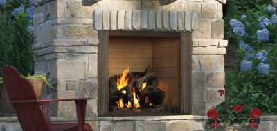 Castlewood Wood Burning Outdoor Fireplace | Ottawa | Carleton Place