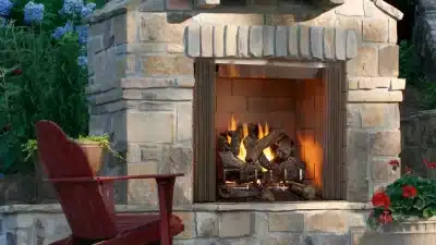 Heat N Glo | Castlewood Outdoor Fireplace - Image 3