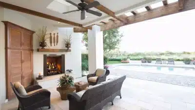 Heat N Glo | Castlewood Outdoor Fireplace - Image 5