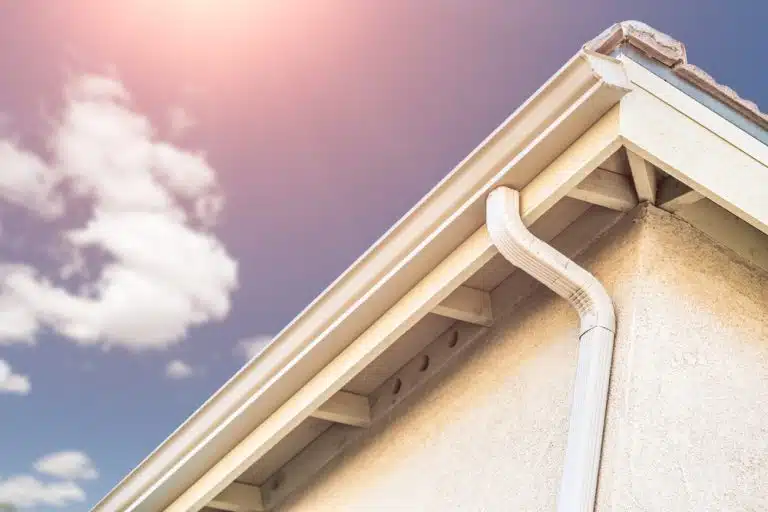 House,With,New,Seamless,Aluminum,Rain,Gutters. 6 Tips to Prepare Your Home for Spring