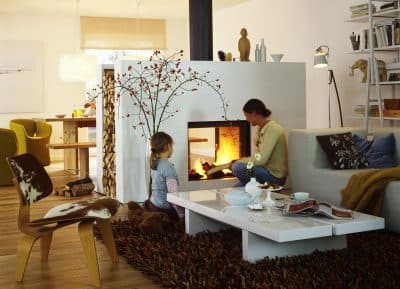 Stûv 21 Clad Wood Fireplace - Image 2