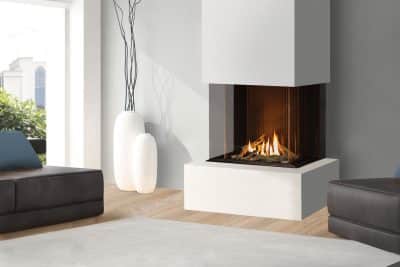 Urbana | U30 Tall Bay Gas Fireplace