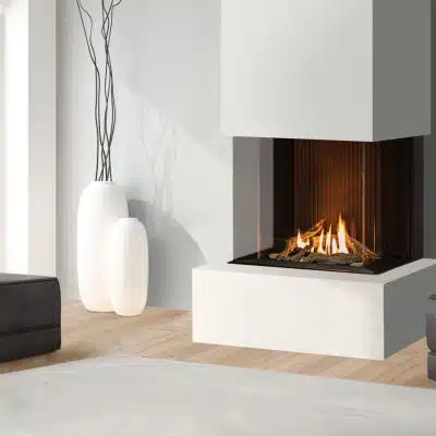 Urbana | U30 Tall Bay Gas Fireplace