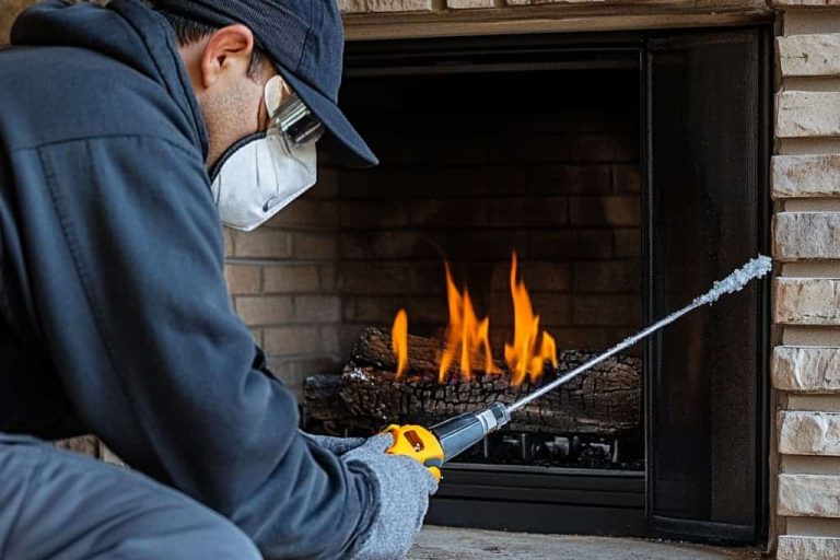 seoplus_a_professional_conducting_a_chimney_cleaning_with_a_g_791db24f-cd04-4ad8-93f8-656ca1977bfc_2 a professional conducting a chimney cleaning with a gas fireplace inside a home